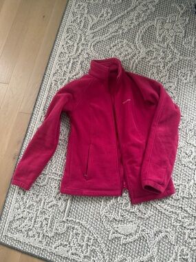 Columbia Kids Bright Pink Full-Zip Fleece Jacket